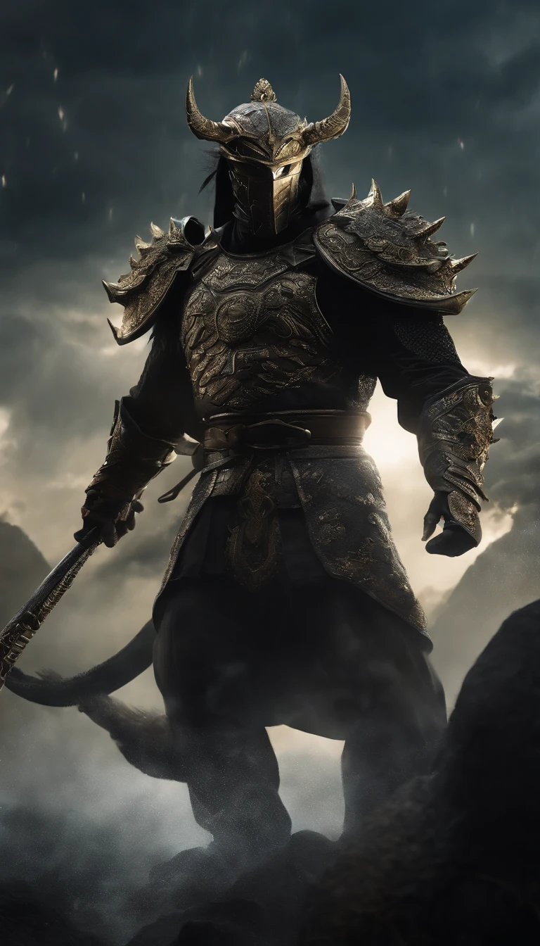 And the Electric Crocodile seems to be no less powerful than him.。I saw Shi-Dian Crocodile holding a diamond meteorite double-edged spear,The blade of the gun was filled with a chilling cold air.,There are countless dragon-like lightning circling around the gun.,The crackling sound of thunder-like explosion,The black armor and silver helmet have many teeth like steel blades embedded in the front of the helmet.,Looks like a demon with green face and fangs,There is an electric light disk hanging behind,Hanging in the Dharma Plate is a nine-section whip that looks like a crocodile's tail.,There is a sense of permeability outside。His skin is filled with silver-gray color similar to crocodile scales and is filled with alloy armor.,Exuding a majestic black aura,I saw the dazzling power of thunder flashing in the black air.,Soul-stirring。His skin is filled with silver-gray color similar to crocodile scales and is filled with alloy armor.,Exuding a majestic black aura,I saw the dazzling power of thunder flashing in the black air.,Soul-stirring。The electric crocodile steps on two lightning wheels, just like the reincarnation of Nezha.,The golden sparks mixed with lightning flashes hanging high in the air further highlight his majestic and heroic appearance.,He gently turned the silver spear in his hand,Suddenly, the surrounding environment was covered with dark clouds.,Flying sand and rocks, stars and lightning。