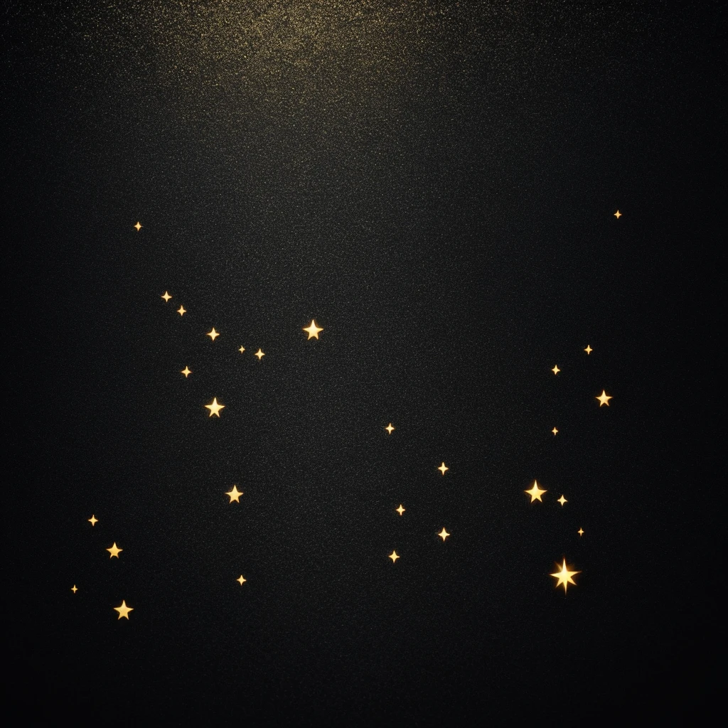 a grayish black background with golden glitter without people or living beings
