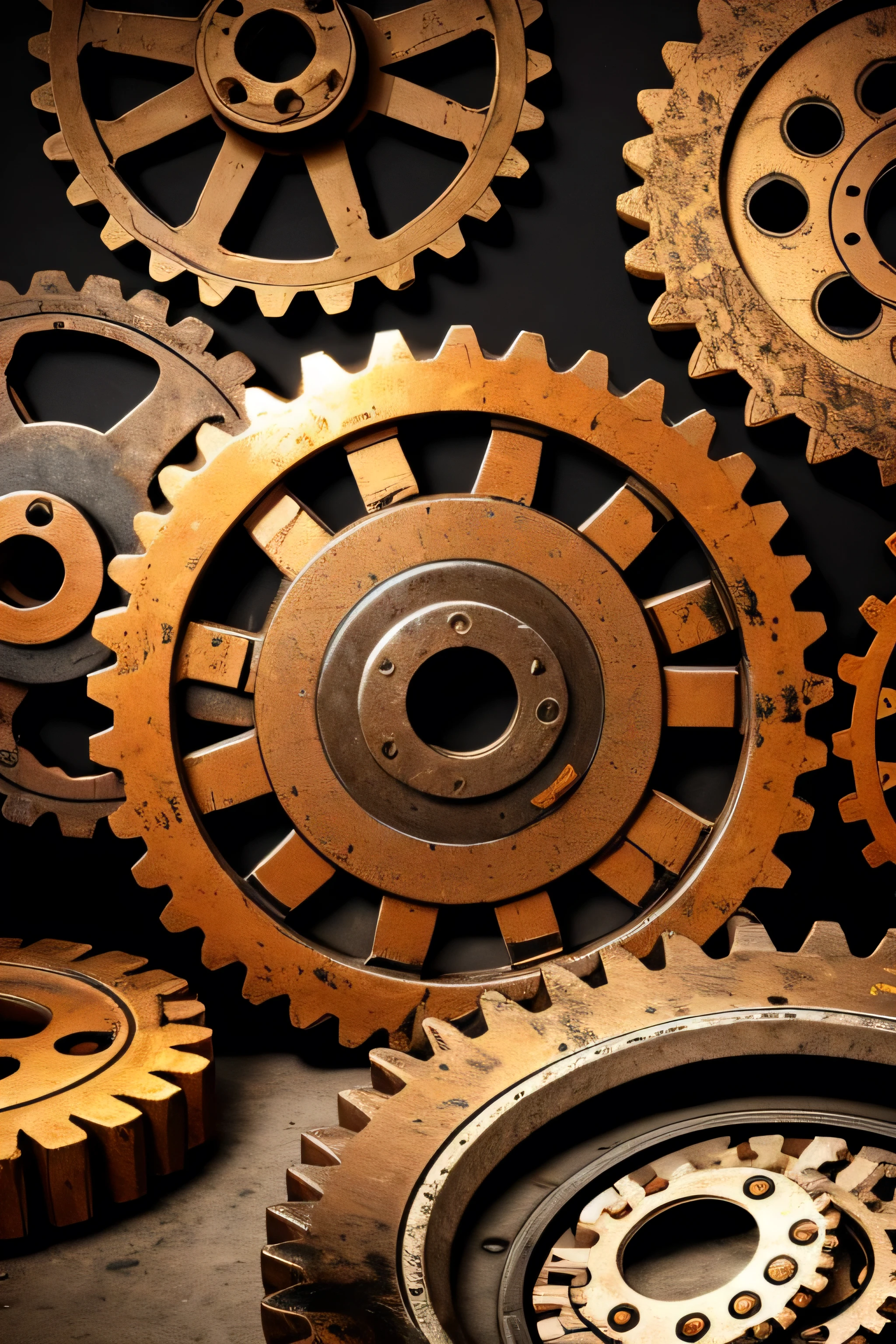 rusty gear objects