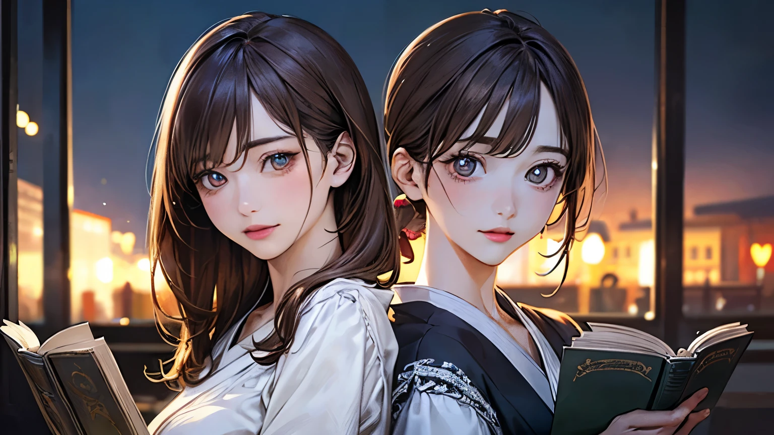(masterpiece:1.2, highest quality), (Realistic, photoRealistic:1.4), Beautiful illustrations, (Natural Side Lighting, Cinema Lighting), Browsing Caution,
View your viewers, Face Focus, whole body, 1 girl, Japanese, Reading a book女性, Perfect Face, Cute and symmetrical face, Shiny skin,
(Mid-length hair:1.7, Side Ponytail:1.2, Light brown hair), Swept-apart bangs, blue eyes, Droopy eyes, Long Eyelashes, (Medium chest), thin,
Beautiful Hair, Beautiful Face, Beautiful fine details, Beautiful clavicle, Beautiful body, Beautiful breasts, Beautiful thighs, Beautiful feet, Beautiful fingers,
((Detailed cloth texture, one piece,mini skirt)),
(Beautiful views), winter, evening, (Outdoor), , (Heart-shaped pupils, In the heat, Excited), Sitting,Reading a book,