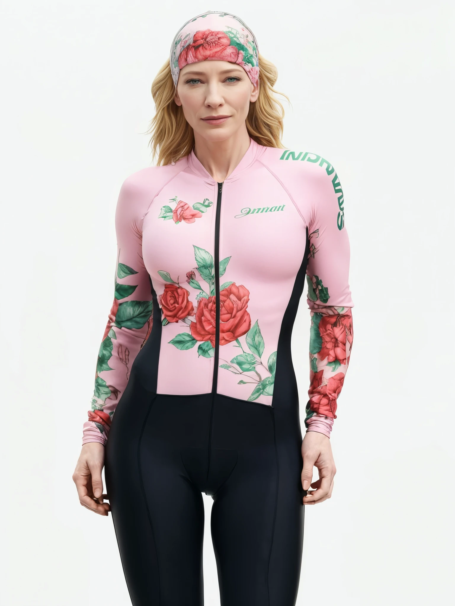 Cate Blanchett with a tight spandex bodysuit