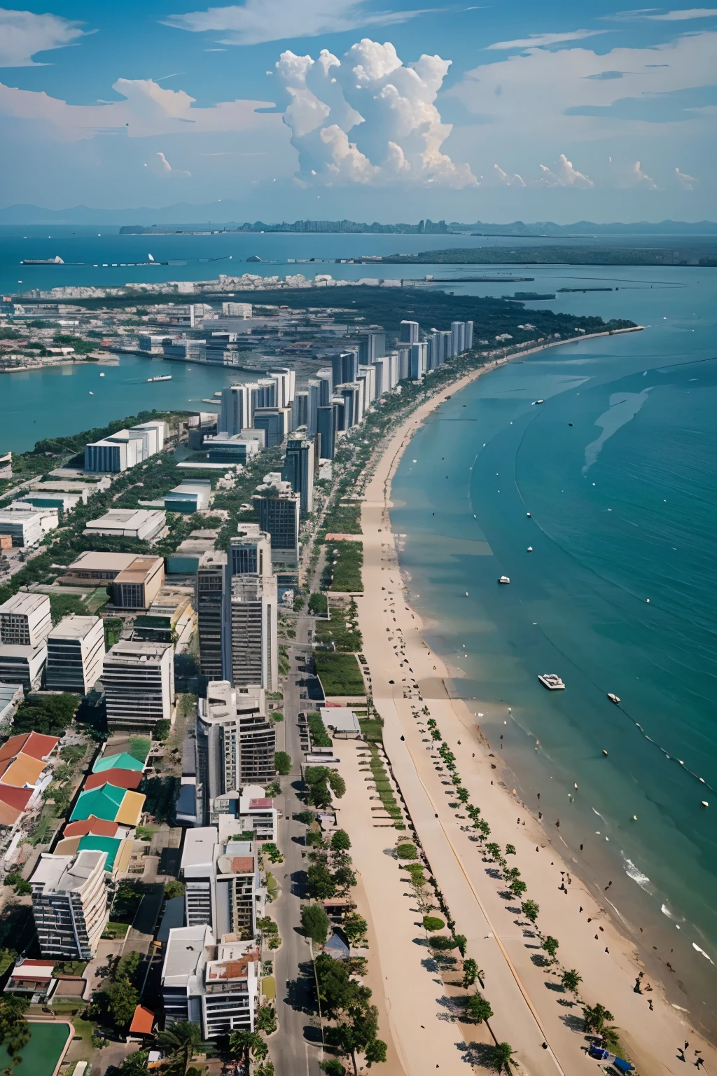 Pattaya city, no people