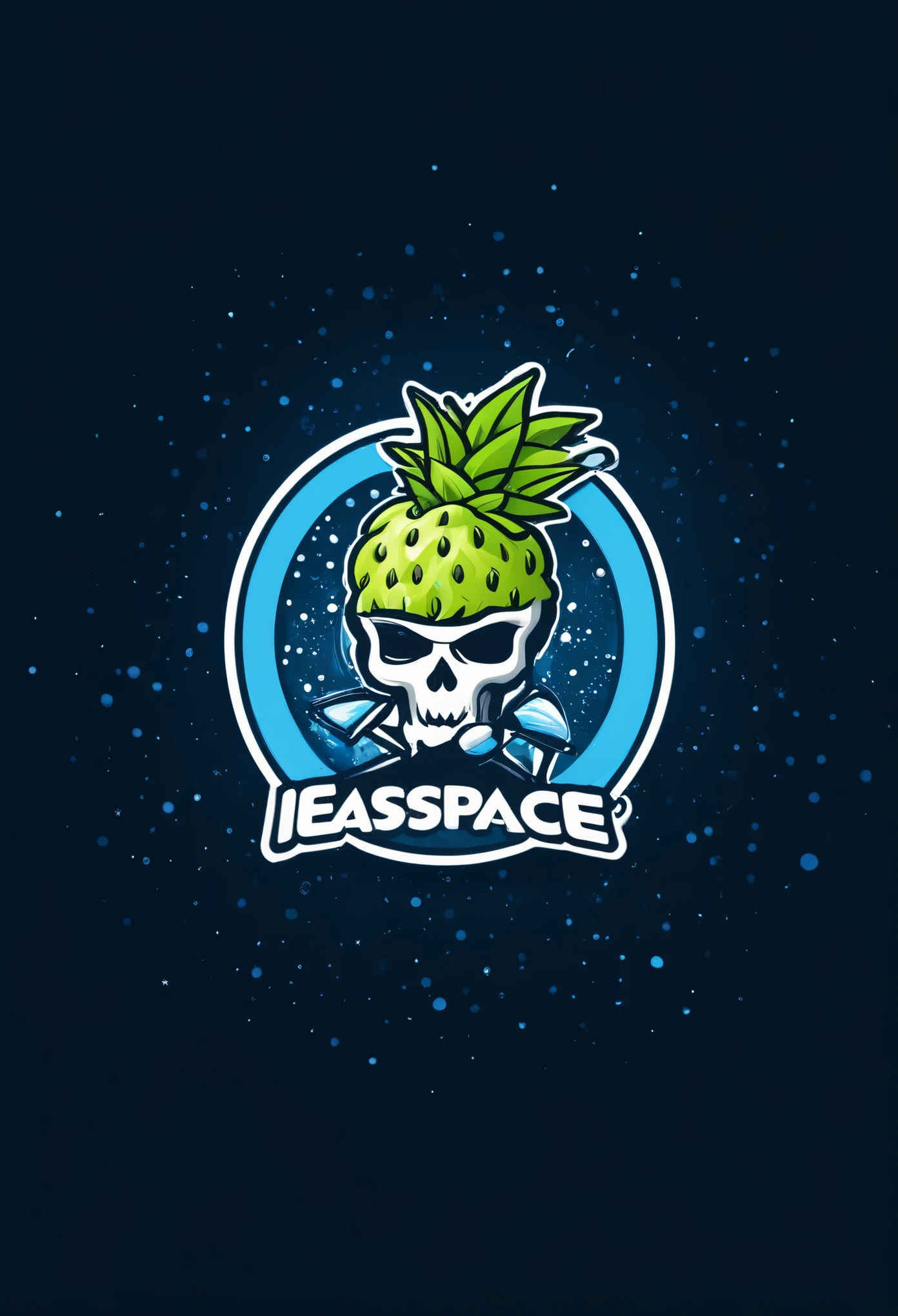 Haz un logo de mi empresa de raspados llamada icespace