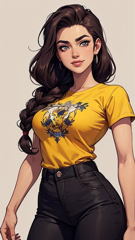 mdjrny-v4 style portrait of a female leprechaun, voluptuous, gorgeous detailed face, mischievous smirk, ample hips, insanely detailed accentuated big booty, mature, great aesthetics, perfect ???????, well proportioned body, intricate, elegant, highly detailed, digital painting, artstation, concept art, smooth, sharp focus, illustration, art by artgerm and Greg Rutkowski and alphonse mucha, 8k, High-quality, insanely detailed,