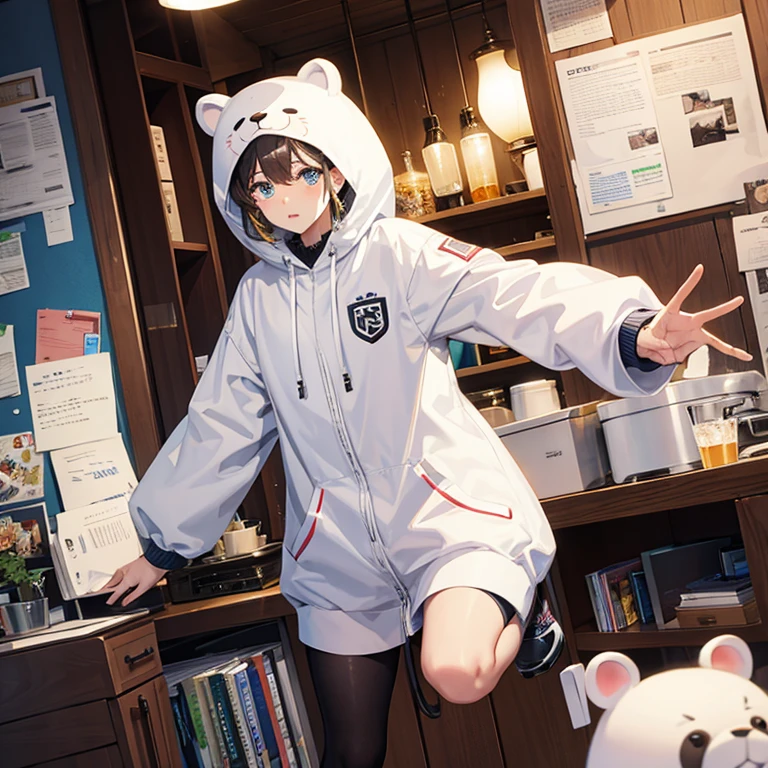 Wanted Letter、The perpetrator wore a polar bear costume