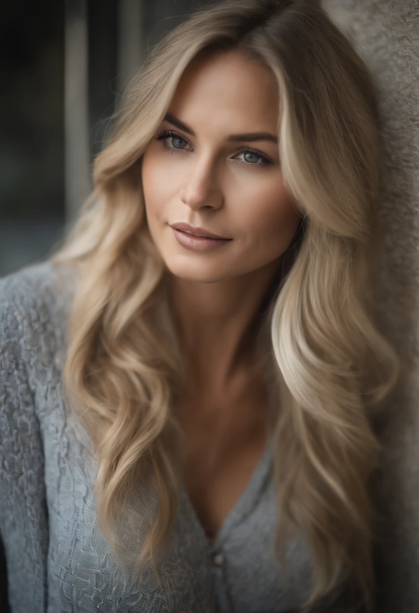 a beautiful woman with long blonde hair is drinking a coffee in the most popular cafe, sehr stilvoll gekleidet weiches Licht von der Seite, beautiful blonde girl, Sexy girls, 2 4 Jahre altes weibliches Model, attraktiv, blonde goddess, blonde girl, seitliche Haltung, r, pose attraktiv, sexy Aussehen, with natural light background, , Pose casual,