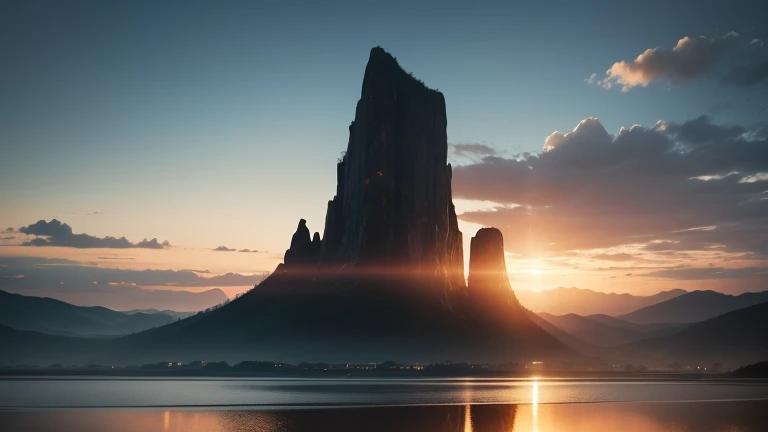 雲間から降り注ぐLight、Light、後Light、null、landscape