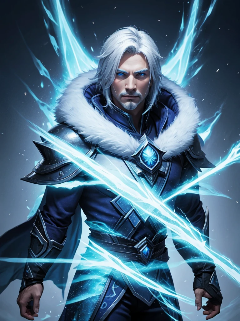 Male strong frost mage