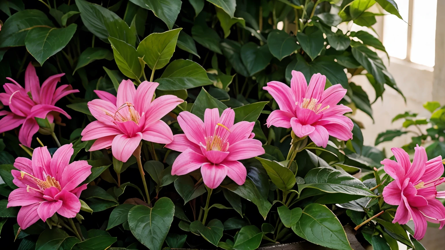 fuchsia flowers light color