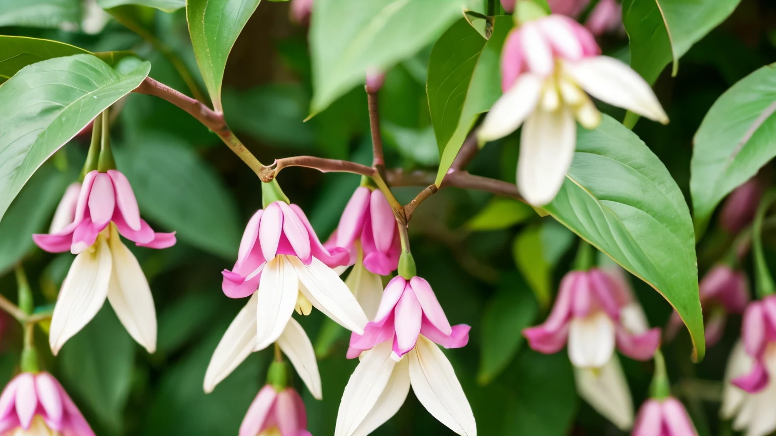 fuchsia flowers light color