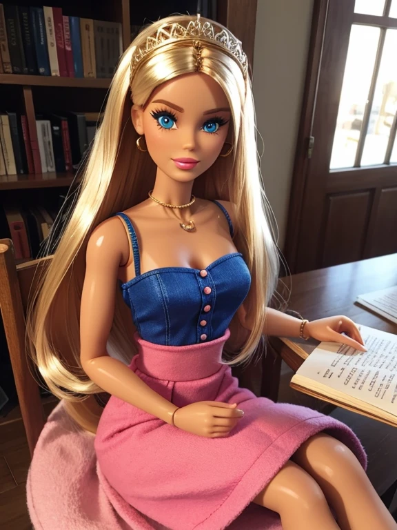 Barbie doll in the writer version
