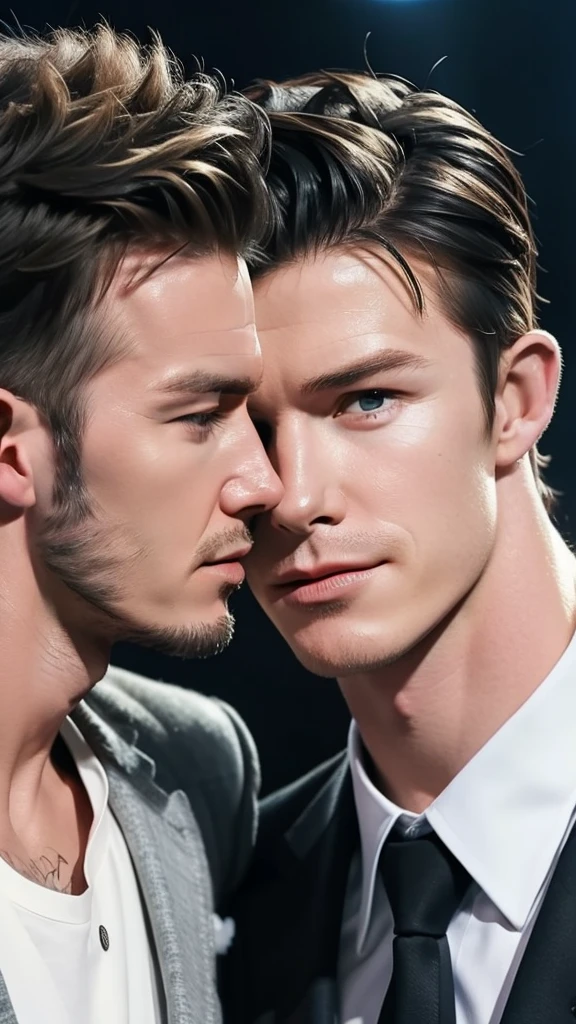 David beckham kissed by tom holland