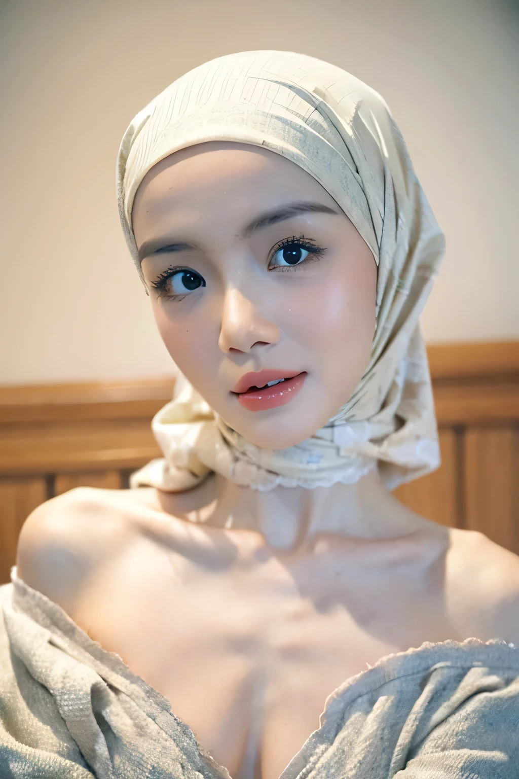  SUSPENDER,  (((HIJAB MALAY GIRL))), masutepiece, High quality, UHD 32K, Realistic face, Realistic skin feeling , A Japanese Lady, 8 , , Very cute and baby-like face, (((FLAT CHEST))), (MATRIX WORLD), ((look In front  at the camera and SADNESS)), (((CUTE GIRL))), ((RED LIPS)), ((CHUBBY)), (undress, work welding iron on the oil rig 