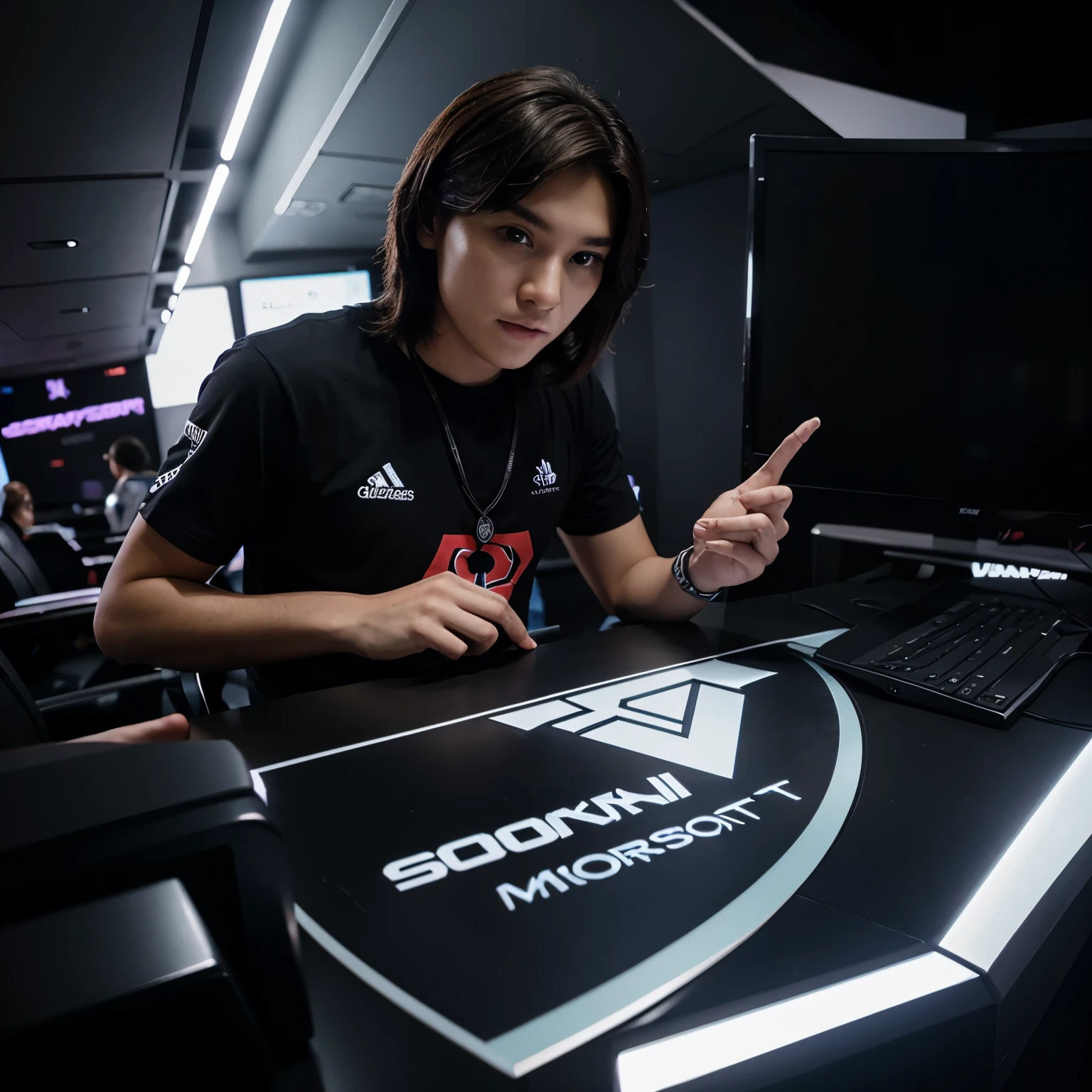 logo KH dengan model esport