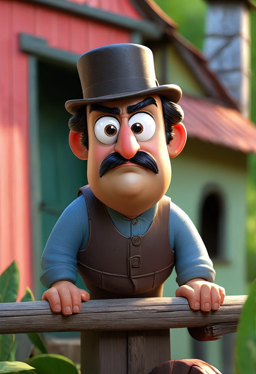 There was an envious neighbor named João. João watched Pedro's mill with greedy eyes. 