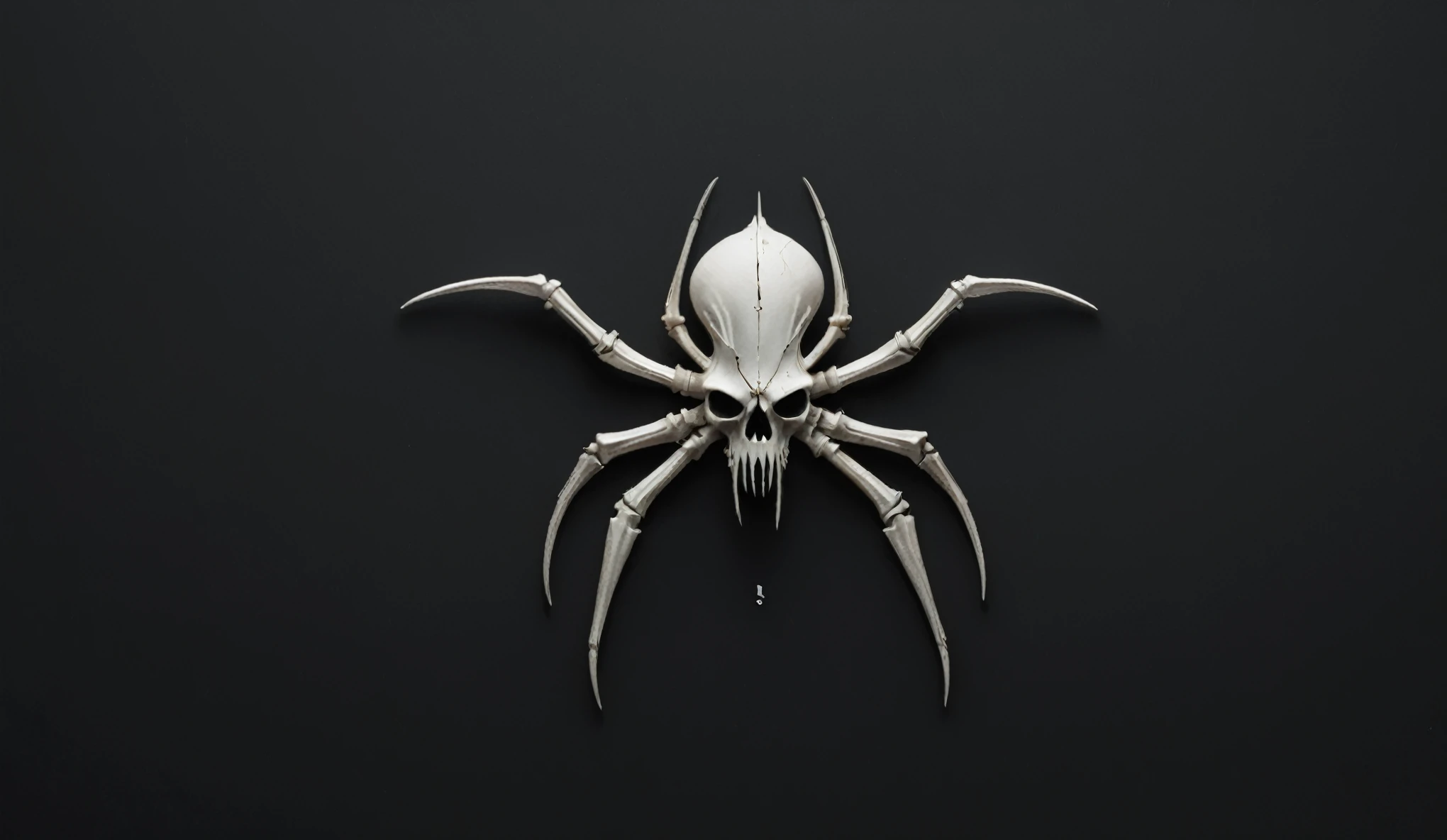 Create a simple and elegant dead star fish's skeleton logo,wendigo,spider, shedding niobium tears. The design should convey a strong sense of sadness and melancholy, using a minimalist approach with clear lines and using only black, nicola samori,ben templsmith,Irina Yermolova