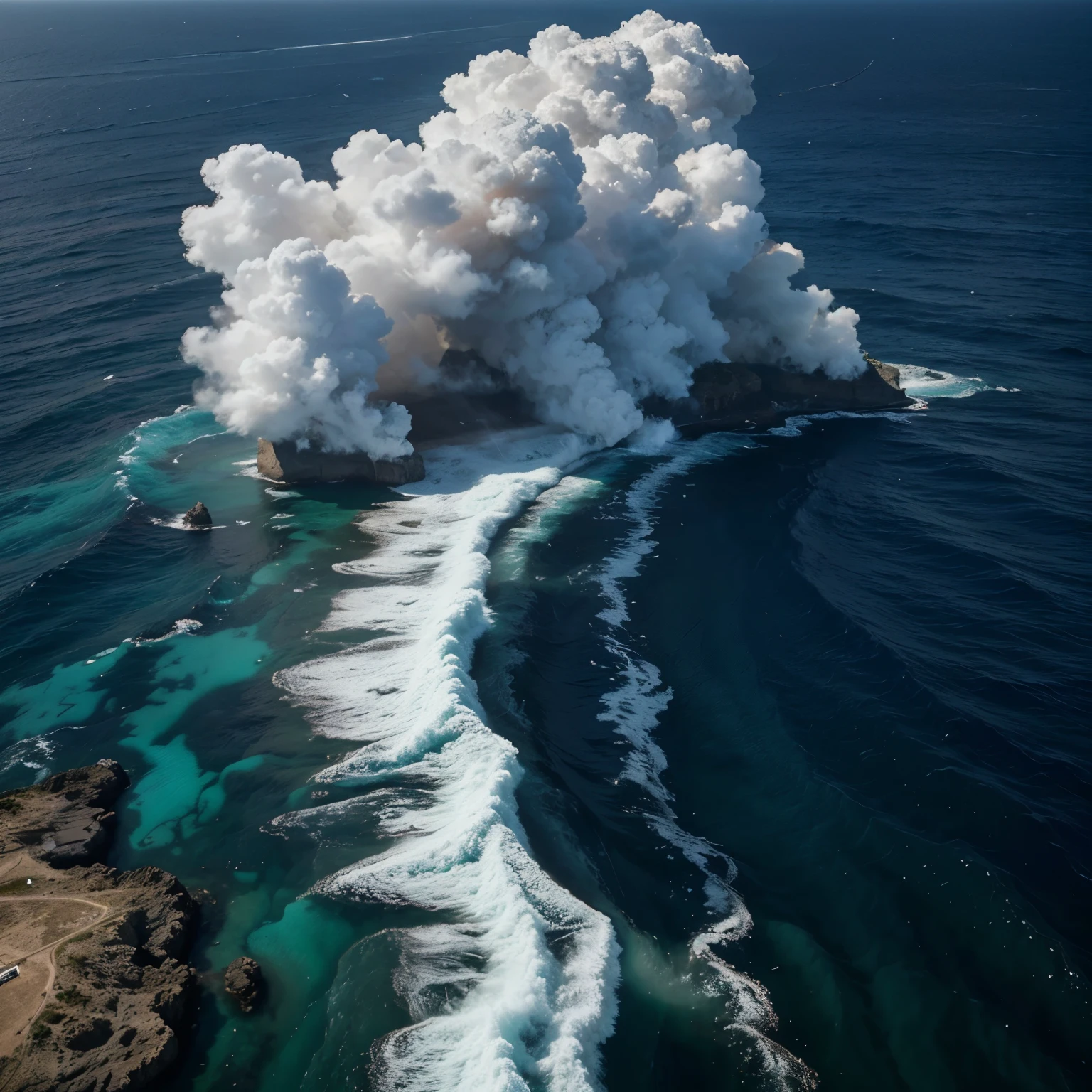 Crea una imagen dividida a la mitad en vertical donde el dado izquierdo sea paraiso y el lado derecho infierno