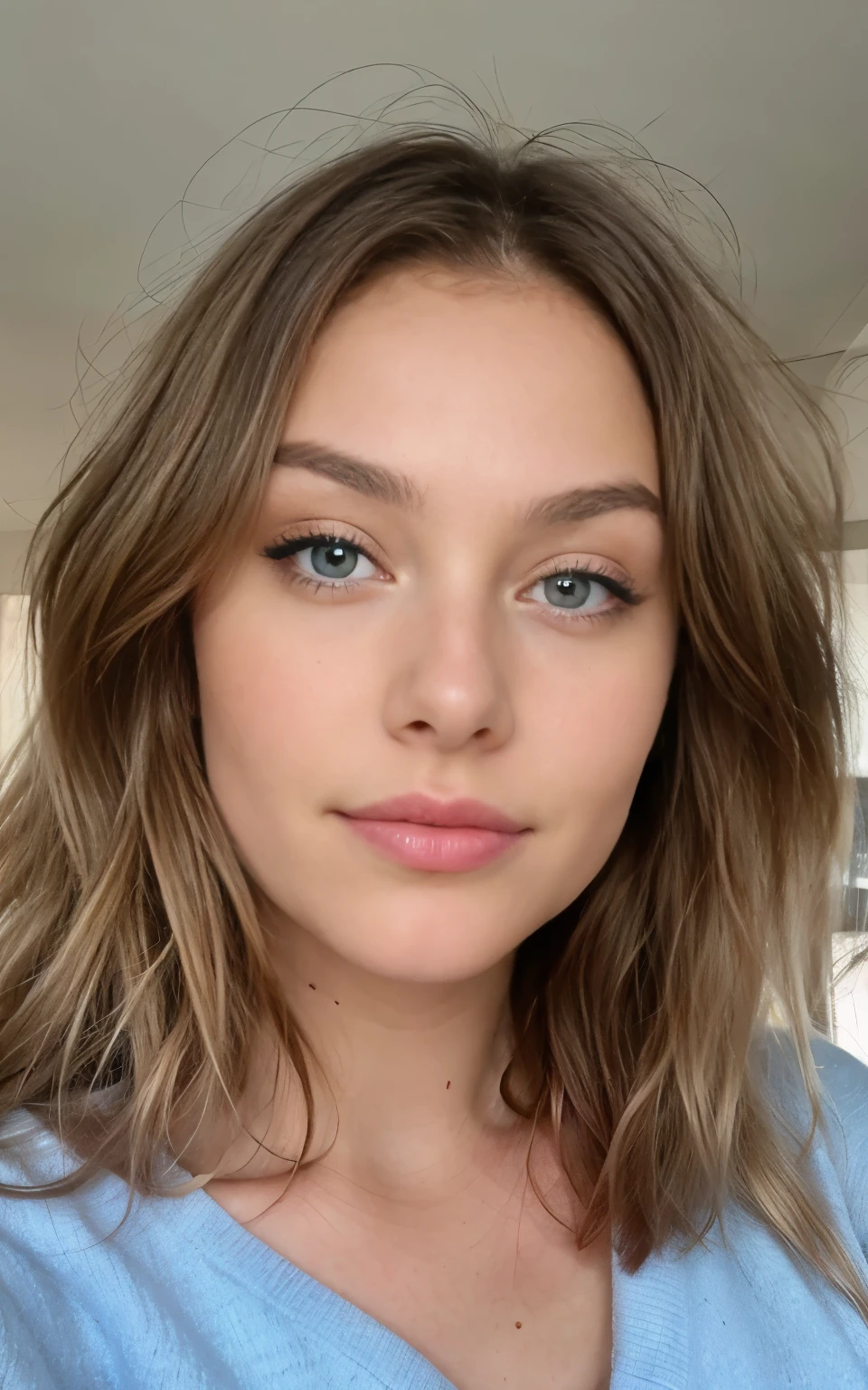 belle blonde, vue de face, portant un pull rose very detailed, 21 ans, visage innocent, natural wavy hair, yeux bleus, high resolution, oeuvre d&#39;art, Best quality, Intricate details, very detailed, Sharpness, detailed skin, Realistic skin texture, texture, detailed eyes, professionnel, 4k, sourire charmant, shot in Canon, 85mm, faible profondeur de champ, Noyaux Kodak Vision, corps de forme parfaite, Extremely detailed, Photo_\(ultra\), photoRealistic, Realistic, Post-traitement, maximum detail, roughness, real life, ultra Realistic, Photorrealismo, Photografia, 8k HD, Photografia