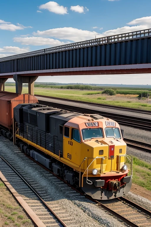 Freight locomotives in 100 years of the future
