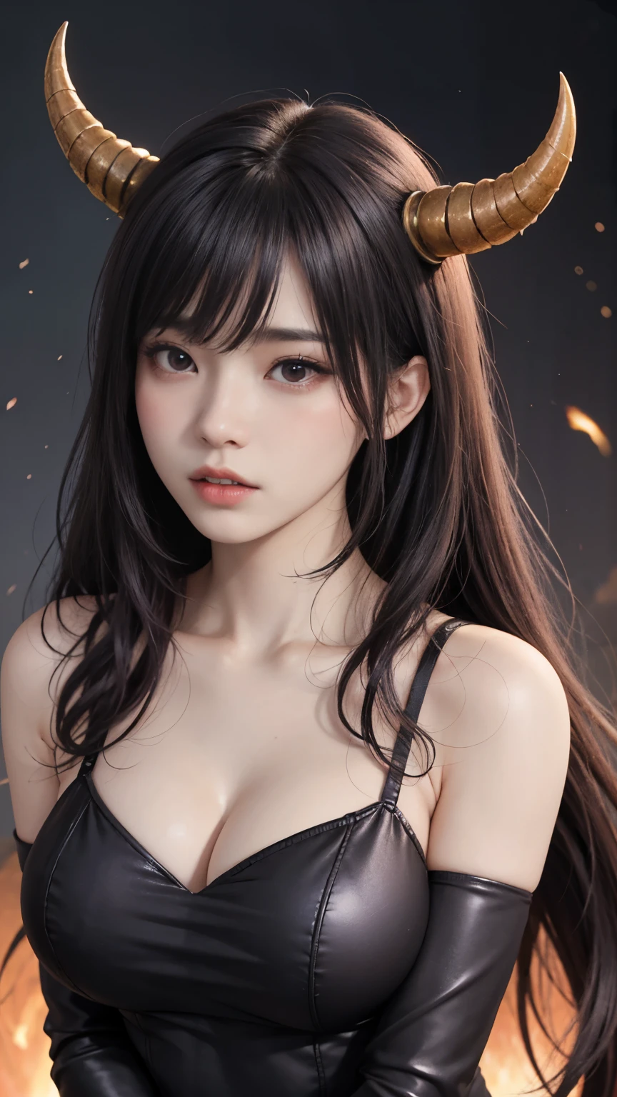 background(Black Night Sky,Big Moon),Woman close up,Wearing a white shirt、Purple Hair,Very long hair,very thick braids,Purple eyes,big , realistic girl rendering, 8k artistic german bokeh, Enchanting girl, Realistic girl, Gurwitz, Gurwitz-style artwork, Girl Roleplay, Realistic 3D style, cgstation Popular Topics,, 8K Portrait Rendering,(truth,truth:1.4),Wear pink pajamas,巨big ,Sparkling eyes,Purple eyes、(highest quality,4K,8k,High resolution,masterpiece:1.2),Very detailed,(Realistic,photoRealistic,photo-Realistic:1.37),Mythical monster,Beast-like creature,Muscular,Six big legs,Stand like a gorilla,Red fur covering the body,two big horns,Drill teeth,Sharp Claws,Huge shape,Burning Fire Magic,Energy aura,A threatening presence,Glowing Eyes,Intimidating posture,Dark Environment,Smoke-filled air,Ominous Shadow,Majestic and ,Explosive power,Vibrant colors,bold,Horror art style,Moving configuration,Dramatic lighting,Rib Layer,large sharp teeth,Sharp Edges,Very detailedスケール,Burning Crack,Burning Flames,Furious look,Burning with anger,Surrounded by sparks and embers