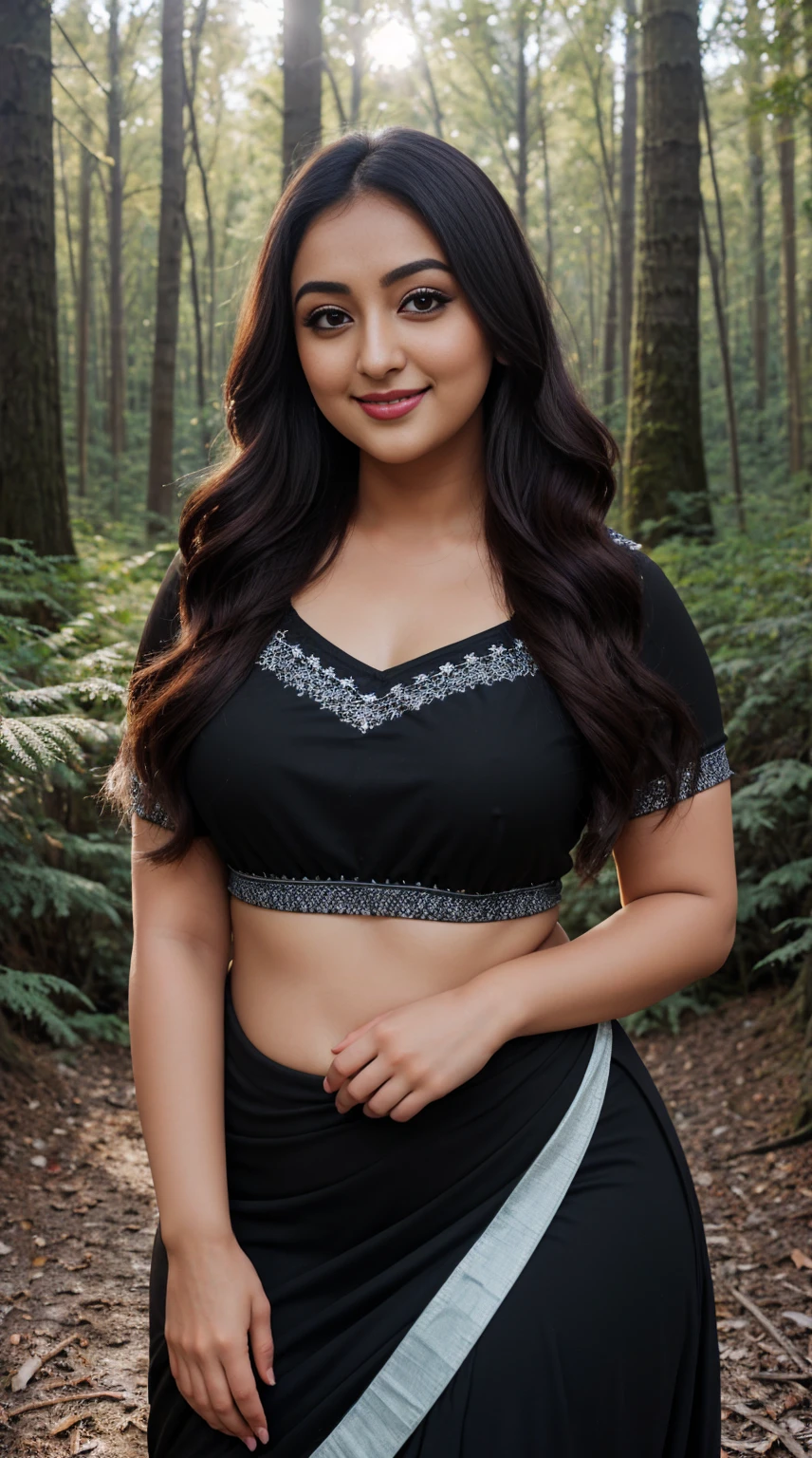 monali thakur Indian beautiful actress curvy plus size hour glass bulky figure woman, closeup camera view, wearingROMWE Hippie Striped Print Halter Top
SKU: rz2304131662305111

Trending Y2K
$4.07
Estimated
-20%
$5.09
Special Coupon $1.02 OFF
Color: Multicolor, different style hairstyle, bright eyes, thin eyebrows, fair skin, blushing cheeks, prefect head to toe view, full body view, Moonlit Forest: A forest bathed in moonlight with mystical atmosphere and shadows. smile face, black hair, Indian face, perfect skin tone light, ultra realistic skin texture
