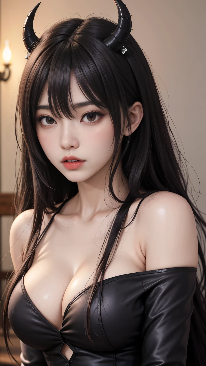 background(Black Night Sky,Big Moon),Woman close up,Wearing a white shirt、Purple Hair,Very long hair,very thick braids,Purple eyes,big , realistic girl rendering, 8k artistic german bokeh, Enchanting girl, Realistic girl, Gurwitz, Gurwitz-style artwork, Girl Roleplay, Realistic 3D style, cgstation Popular Topics,, 8K Portrait Rendering,(truth,truth:1.4),Wear pink pajamas,巨big ,Sparkling eyes,Purple eyes、(highest quality,4K,8k,High resolution,masterpiece:1.2),Very detailed,(Realistic,photoRealistic,photo-Realistic:1.37),Mythical monster,Beast-like creature,Muscular,Six big legs,Stand like a gorilla,Red fur covering the body,two big horns,Drill teeth,Sharp Claws,Huge shape,Burning Fire Magic,Energy aura,A threatening presence,Glowing Eyes,Intimidating posture,Dark Environment,Smoke-filled air,Ominous Shadow,Majestic and fierce,Explosive power,Vibrant colors,bold,Horror art style,Moving configuration,Dramatic lighting,Rib Layer,large sharp teeth,Sharp Edges,Very detailedスケール,Burning Crack,Burning Flames,Furious look,Burning with anger,Surrounded by sparks and embers