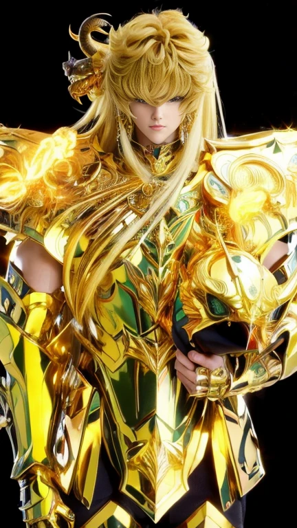 (masterpiece, best quality:1.2, UHD, 4k, masterpiece, photo realistic, insane details, ultra realistic, nobel photography), a saint seiya saint, beautiful  boy,with ultra beautiful and decoured full armour, full made of black metal, ((black color armour)), (scorpion themed scorpioncore), light effects, very decourated, friezes