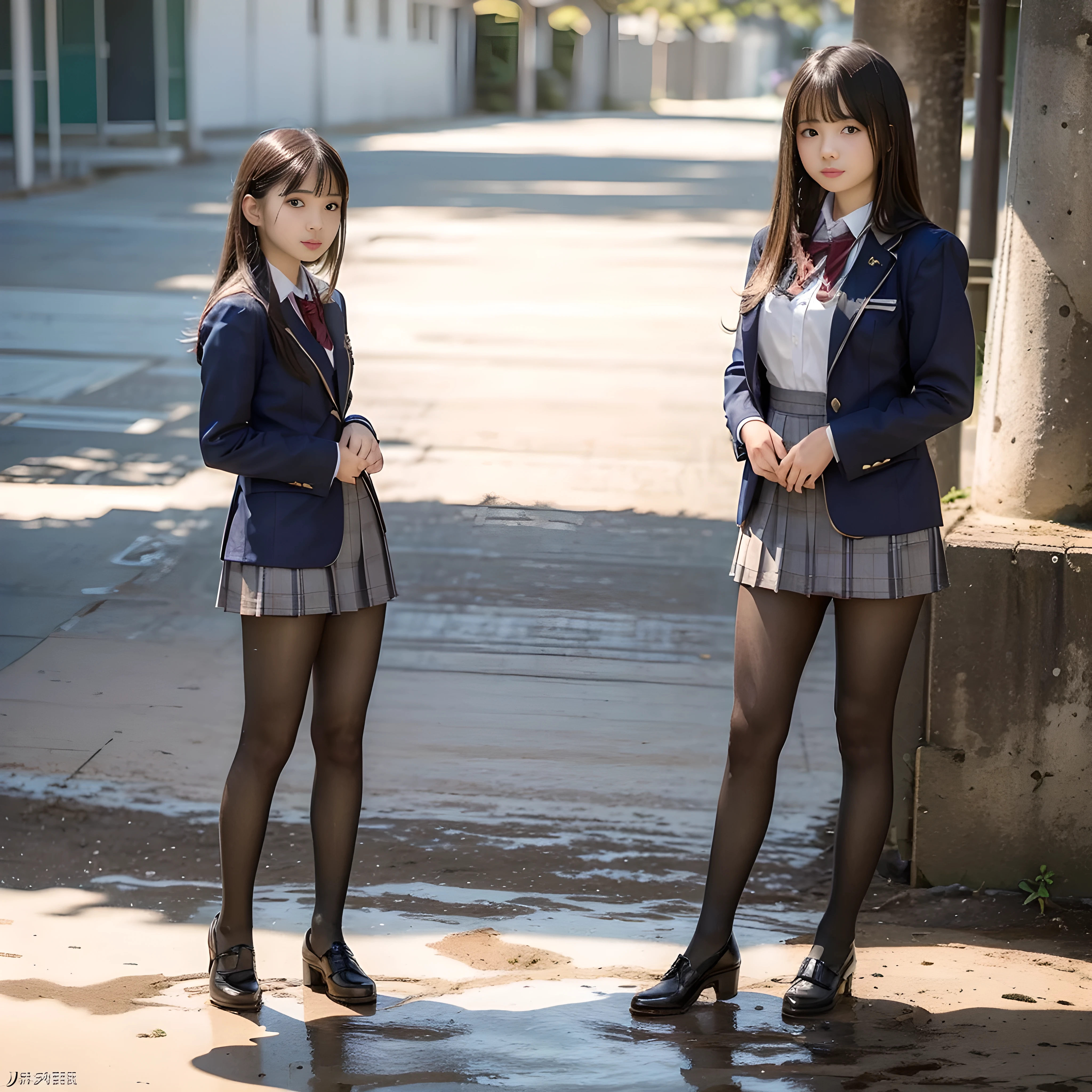 Dark blue high socks majicMIX Real、(Raw photography:1.2)、(Photorealsitic:1.4)、The beauty of beautiful details and delicate facial expressions、a blond、((Panties are visible))(Squatting panty shots)piercings Lashes beatiful detailed eyes、huge filesize、ultra-detailliert、hight resolution、Transcendent beauty top-quality、masterpiece、、(Japanese girls' high school uniform))、Very detailed expression Magnificent、finely detail、Highly detailed face movie lighting、 girl、front facing、((dynamicposes)))、(Sitting on legs with bent knees))、pleatedskirt、blazers、Sexy upper eyes、Panties、