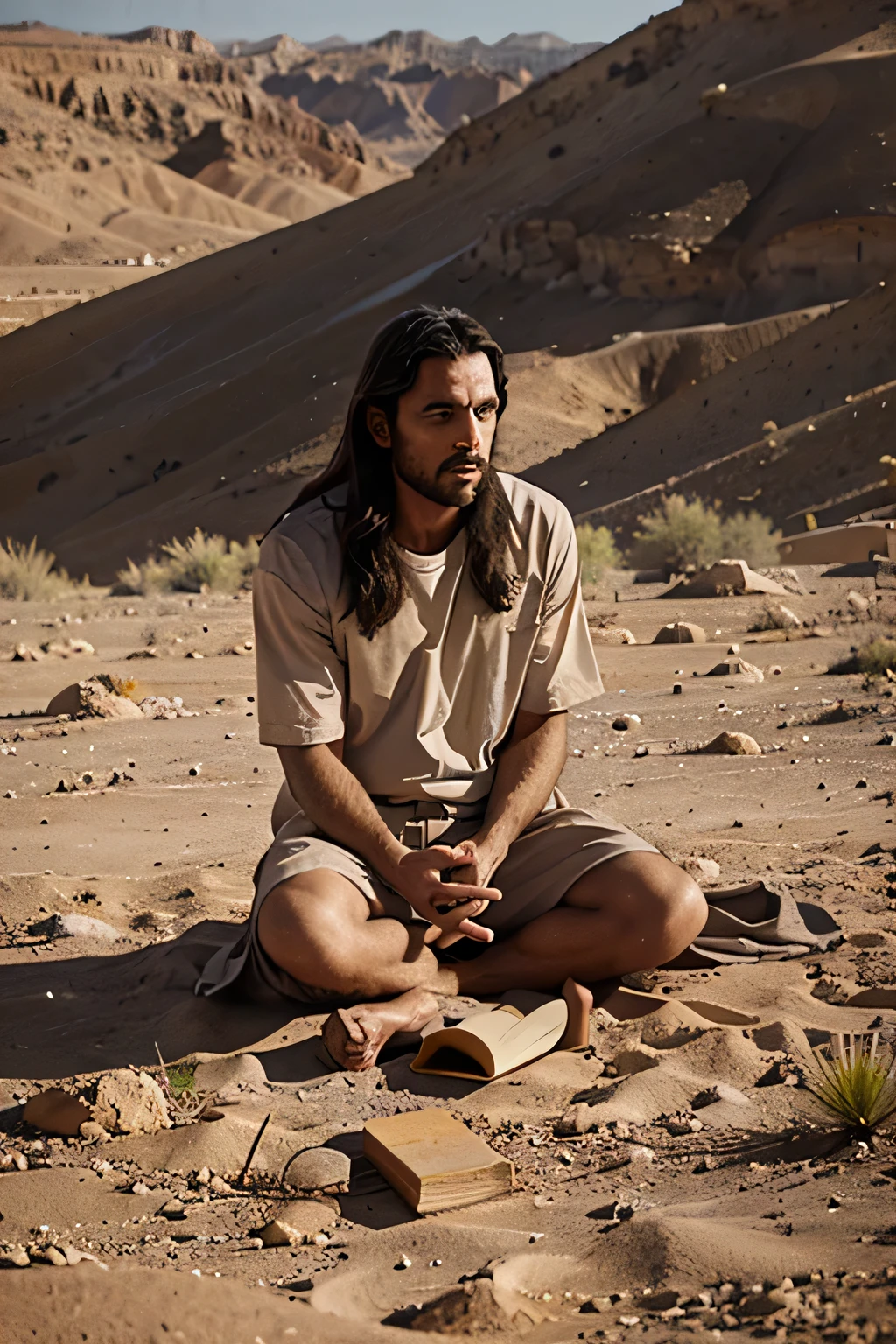 JESUS TEACHING IN THE DESERT