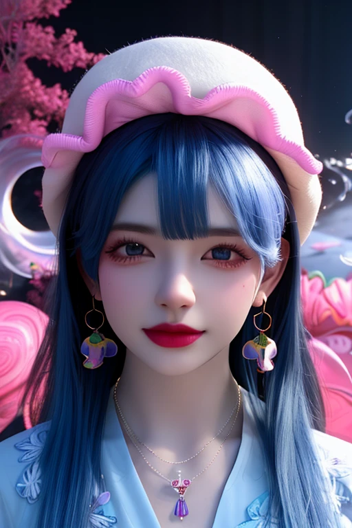 masterpiece, best quality, sexy, lewd outfits, colorful hair,  outdoor, lewd hentai magazine cover ,upper body,ahegao