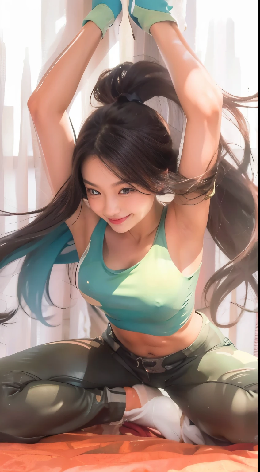 masterpiece,charming,beautiful,Slim,no excess flesh,Smile