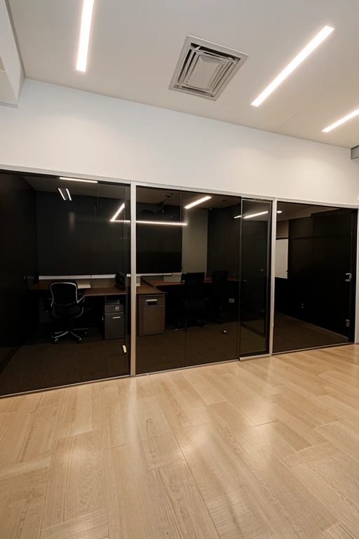 a complete company office written on the wall "Nova Venture"