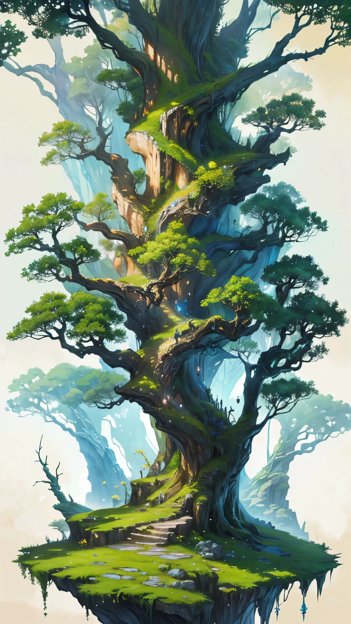 a picture of a tree, fantasy tree, magical tree, magic fantasy highly detailed, magical landscape, scenery art detailed, beautiful detailed fantasy, fantasy magical vegetation, dream scenery art, magic tree, fantasy landscape painting, 8k high quality detailed art, detailed dreamscape, large magical trees, scenery artwork, fantasy highly detailed, ghibli, manga styled