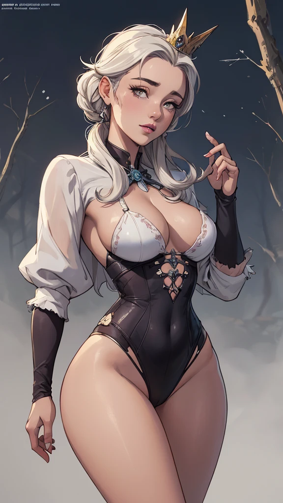 Personagem mulher estilo a seios lindos redondos e firmes tompunk Fiona rainha Anna de Arendelle com marcas de guerras Imagem de desenho animado de uma mulher .Ilustra??o estilo desenho animado, estilo de arte dos desenhos animados, estilo de arte dos desenhos animados, digital illustration style, estilo atompunk design de personagens altamente detalhado, arte digital detalhada coragem, Forest fan art, Design de personagens de retrato, beautiful digital illustration, retrato de alta qualidade, Arte em quadrinhos, mulher jovem cabelo com transas lindas . Queen Anna of ArendelleBeautiful lined eyes Medium large bust and wonderful sexy clothes. image expression of sexual desire from waist to head illustration Queen Anne of Arendelle atompunk style Fallout 4 style pose beautiful round and firm breasts playboy magazine