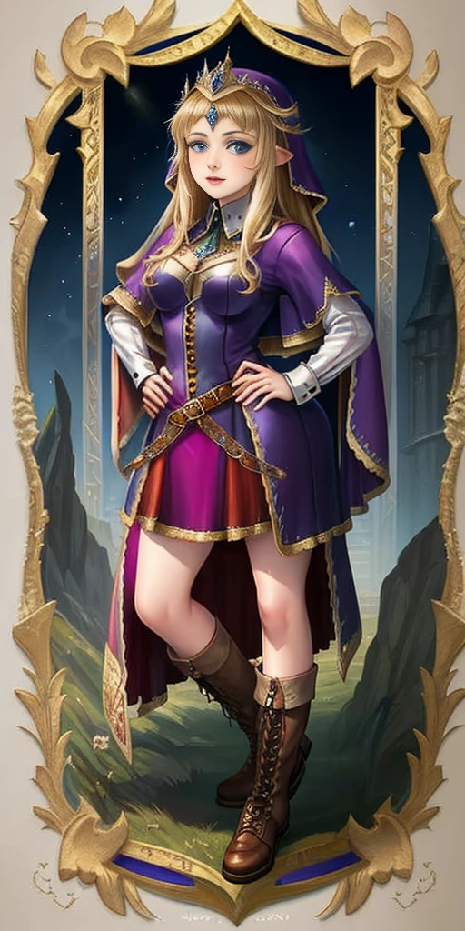 ((white background)) full body of a woman in a dress with a veil, feet together, standing feet together, military boots, beautiful fantasy maiden slave warrior, beautiful fantasy art portrait, fantasy Victorian art, medieval fantasy art, beautiful and elegant queen, portrait of queen of light, fantasy portrait art, gothic fantasy art, a beautiful fantasy empress, hands on hips