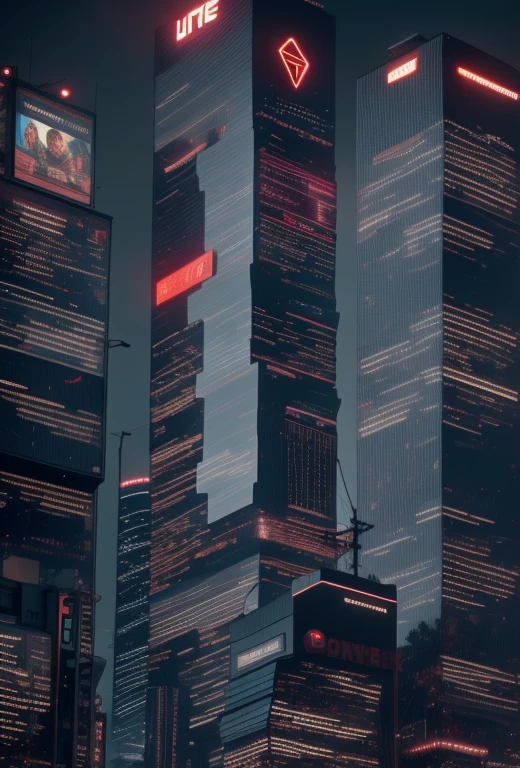 A ultra beautiful, ultra detailed, giant, black tiger, black color, aggressive, full body shot, fierce, 4k, UHD, photo realistic, in a cyberpunk city