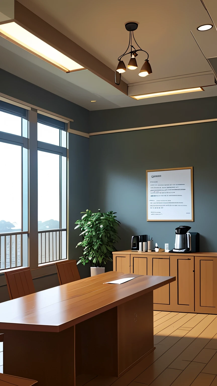 A serene coffee room filled with colleagues offering comforting words and supportive gestures to a grieving individual.