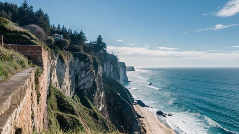 cliff near the sea