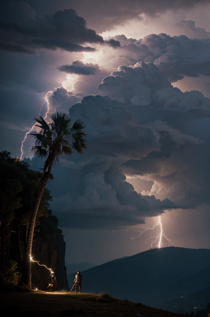 A bolt of lightning was shot from the Lord of Time's hand and hit the creature, throwing it violently against the ground., fazendo o solo em volta tremer como se fosse um terremoto de alta intensidade. De fato, foi um tremendo golpe, but it was in vain as the hideous creature managed to escape.