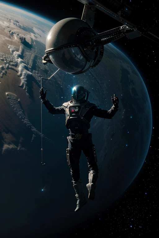 Alien creatures in space