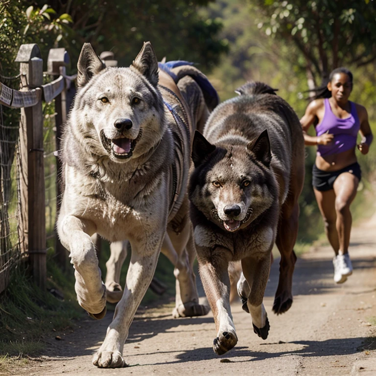 (lobos correndo) (png)