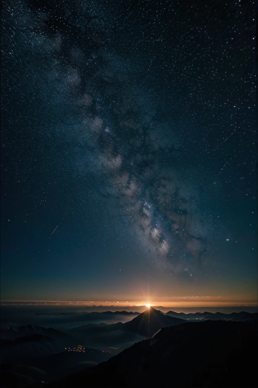 space and stars in the immensity