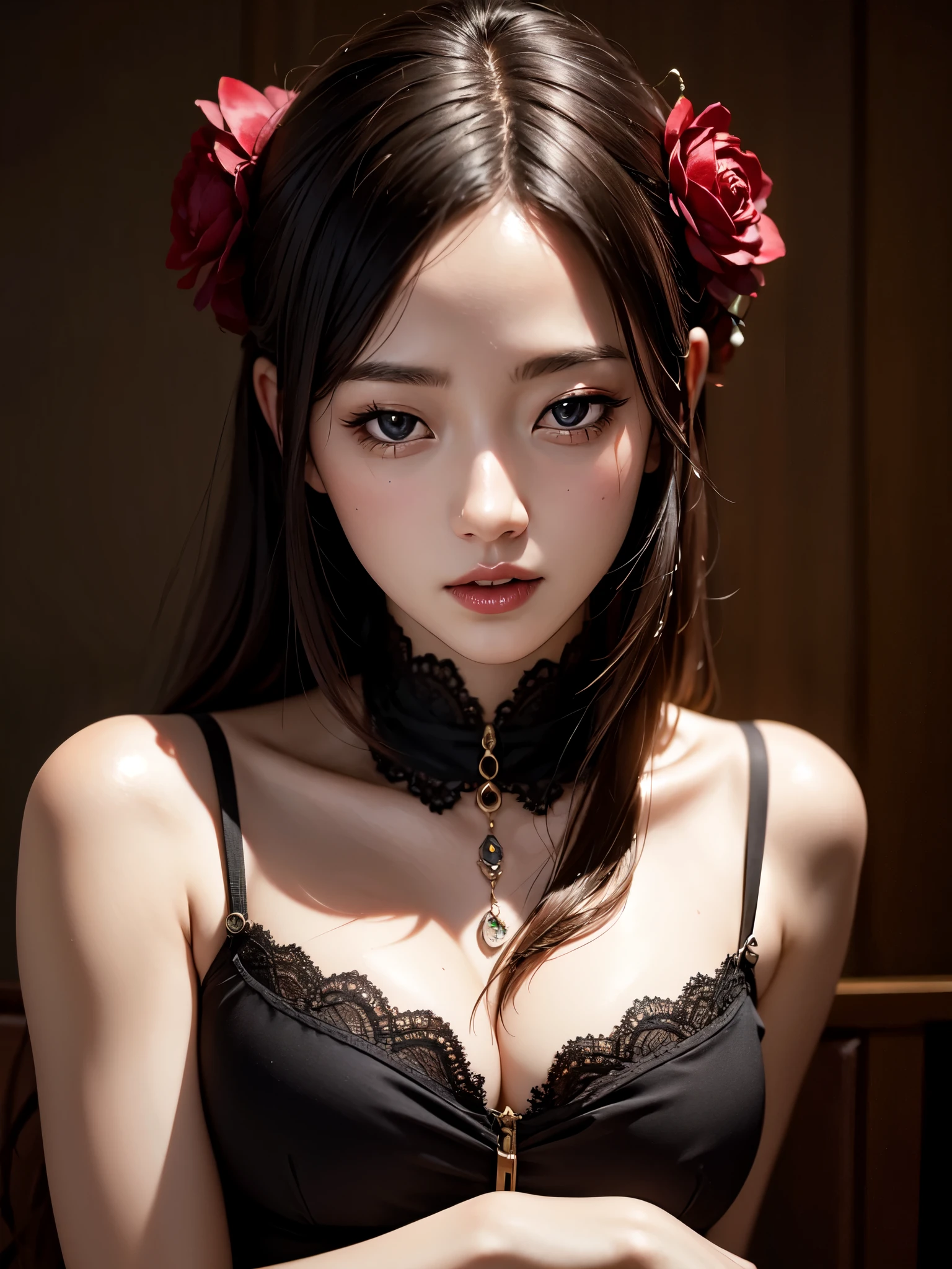 (sfw:1.8),Real、8K、(masterpiece), (Very complicated:1.3), (Realistic), 1 female、Women&#39;s photos、23 years old、round face、Blue Eyes、Close-up of face、Big Eyes、Drooping eyes、 short hair、The most beautiful in the world,, White skin、delicate、 Upper Body, night、 Strong lighting, Detailed professional photos of beautiful women, Sharp focus, Cinema Lighting, rendering , ( Blurred Background, Depth of written boundary),((Realistic)), ((Sharp focus)), (Highest Resolution), ((masterpiece)), プロフェッショナルCinema Lighting、 (Perfect hands), （Perfect Fingers）