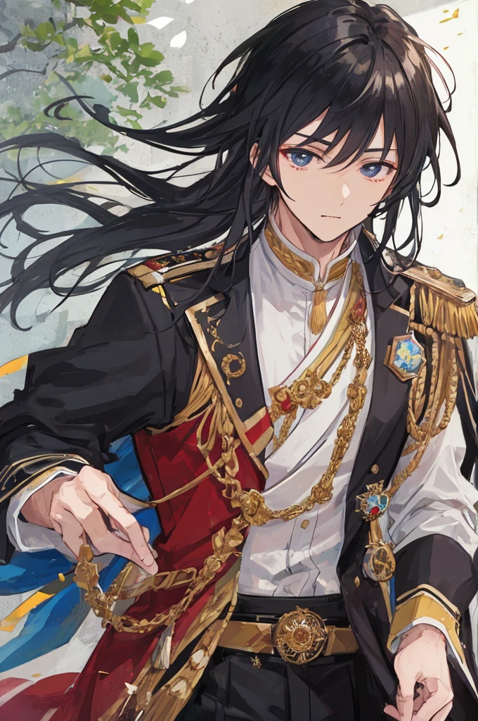 masterpiece,8k,((A man)),prince,prince殿下,Black Hair,Handsome,British style,Faculty,