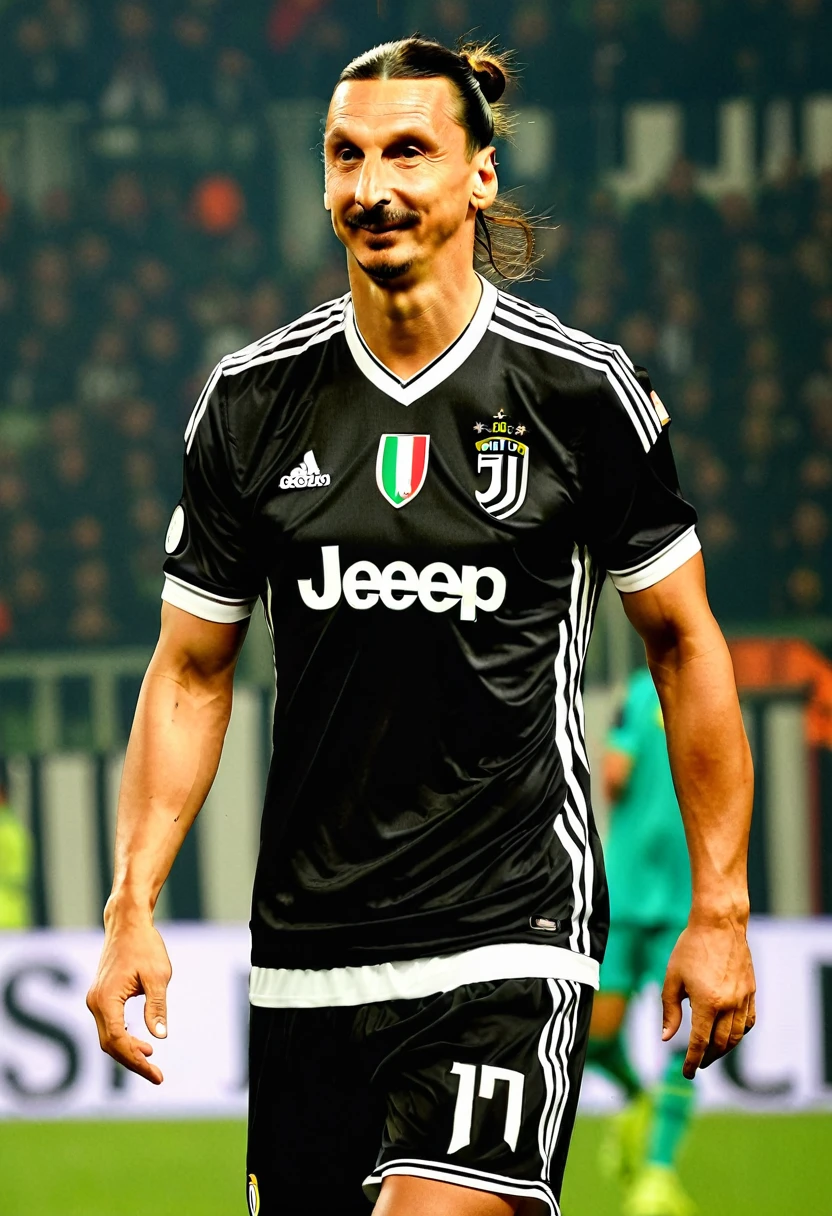 Zlatan Ibrahimovic with Jersey Juventus