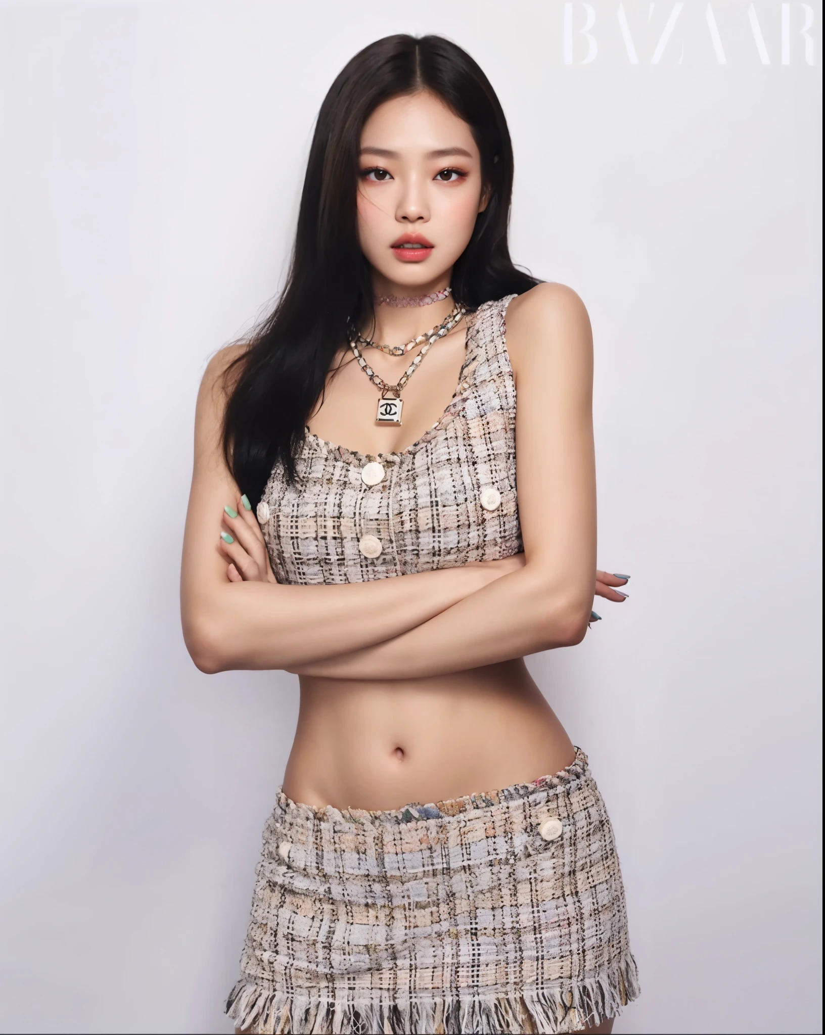 uma mulher com blusa e saia xadrez posando para uma foto, Jennie Blackpink, jia, Jossi de Blackpink, Jisoo do Blackpink, Modelo de moda feminina coreana, parque roseanne de blackpink, Sha Xi, Jisoo do Blackpink, Gongbi, Foto da modelo Slim Girl, Heonhwa Choe, imagem vazada, 2 modelo feminino de 4 anos, taejune kim