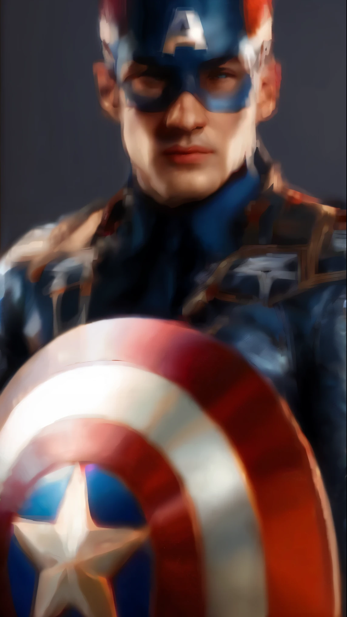 . .Tarantino style Thaqif Harraz as Captain America 8k, high definition, detailed face, detailed face, detailed eyes, detailed suit, in style of marvel and dc, hyper-realistic, + cinematic shot + dynamic composition, incredibly detailed, sharpen, details + superb details + evening with light + perfectionism + award winning realism ((moody lighting))