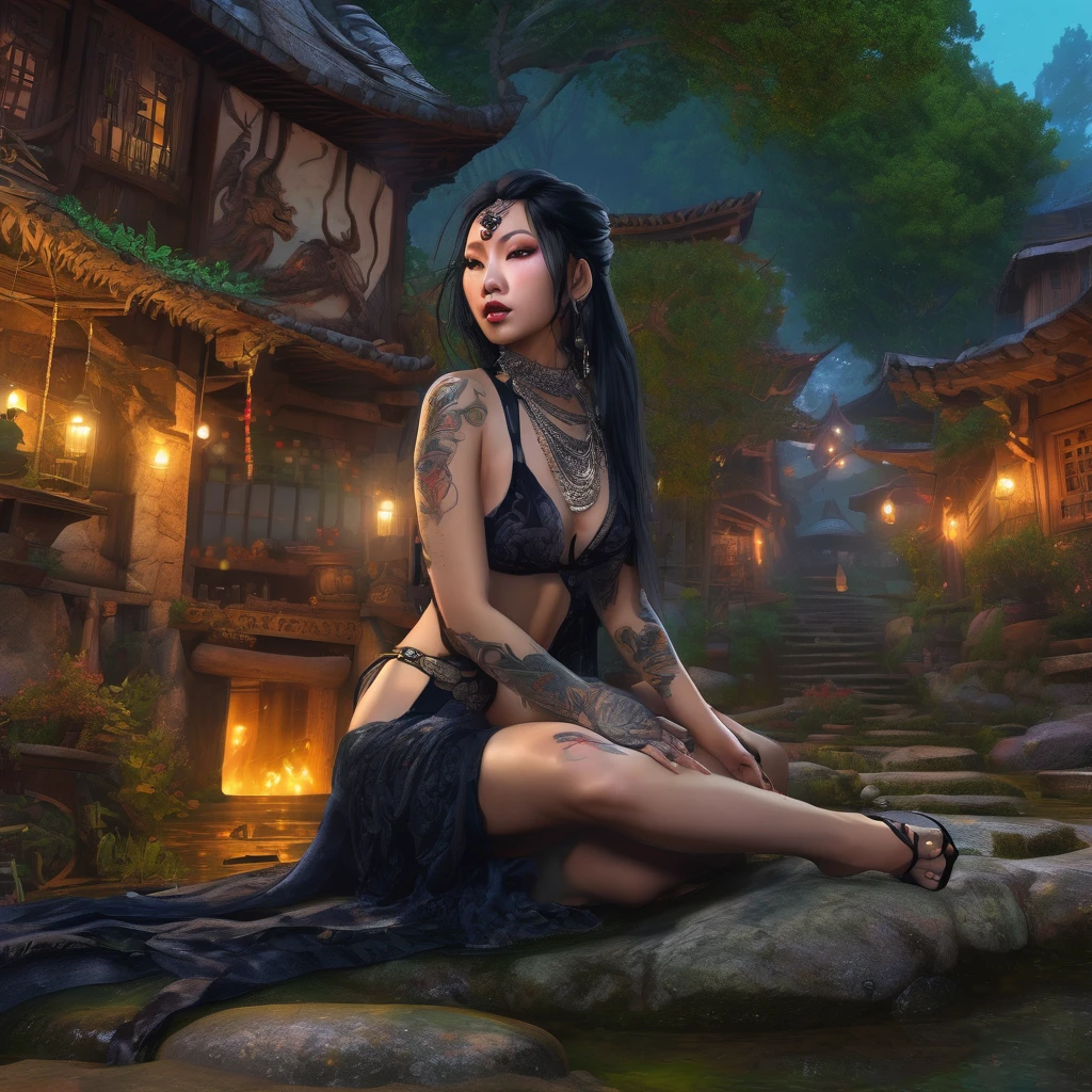 full body,(tmasterpiece,top Quority,best qualtiy,offcial art,Beauty and aesthetics:1.2),(1girl),Extremely detailed,(s fractal art:1.1),ancient wind,extremely colorful,Most detailed,(masterpiece), best quality, expressive eyes, perfect face,{(1 woman showing vagina, wet pussy, vaginal, beautiful girl slight smile, flirty smile)}, perfect caucasian face,(masterpiece), best quality, expressive eyes, perfect face,((masterpiece)),((best quality)),((HD)),((extremely detailed)),((cinematic lighting)),((detailed)),((perfect face)), expressive eyes, dark skin,((tribal )),(beautiful nose),(earrings),(black choker),(long black hair),(blunt bangs),(black eyes),(sharp eyes),(thick eyelashes) ,((completely nude)), ((nipples)),(cute bottom lip), (jungle background),(tribal body tattoos), full body,girl seen from below, wet skin, tattoo mandala and flowers, interior of ancient temple flooded with water, night light, interior of ancient temple flooded with water, tattoos of mandala and flowers on bare skin, girl sitting on pedestal showing vagina, girl sitting on wall with thighs apart showing the vagina, illuminated face, radiant face with areola, feet submerged in transparent water,floating antique clock, lamp, lantern, night sky with storm, full moon, extremely soft and fluid paint, 3D liquid paint, 3D fractals,splash effect, sea, fluid, 3D fractals, dreamy glow, oil painting with strong strokes, dripping paint, night sky with storm, floating antique clock, lamp, lantern, nfsw, Caucasian girl, detailed background, detailed face , realistic face, overexposure, {{hyperrealistic}}, full body, love, devotion, beautiful lighting, warm lighting, cinematic shot, depth of field, iridescent, illustration, light smile, closed mouth, no panties, no bra, vagina a the view, slight smile, mischievous look, flirtatious look, flirtatious smile,(nsfw:1.5),
