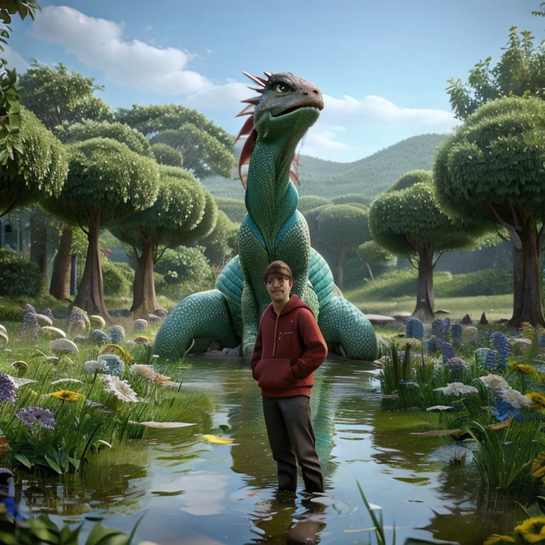 John and the water dragon