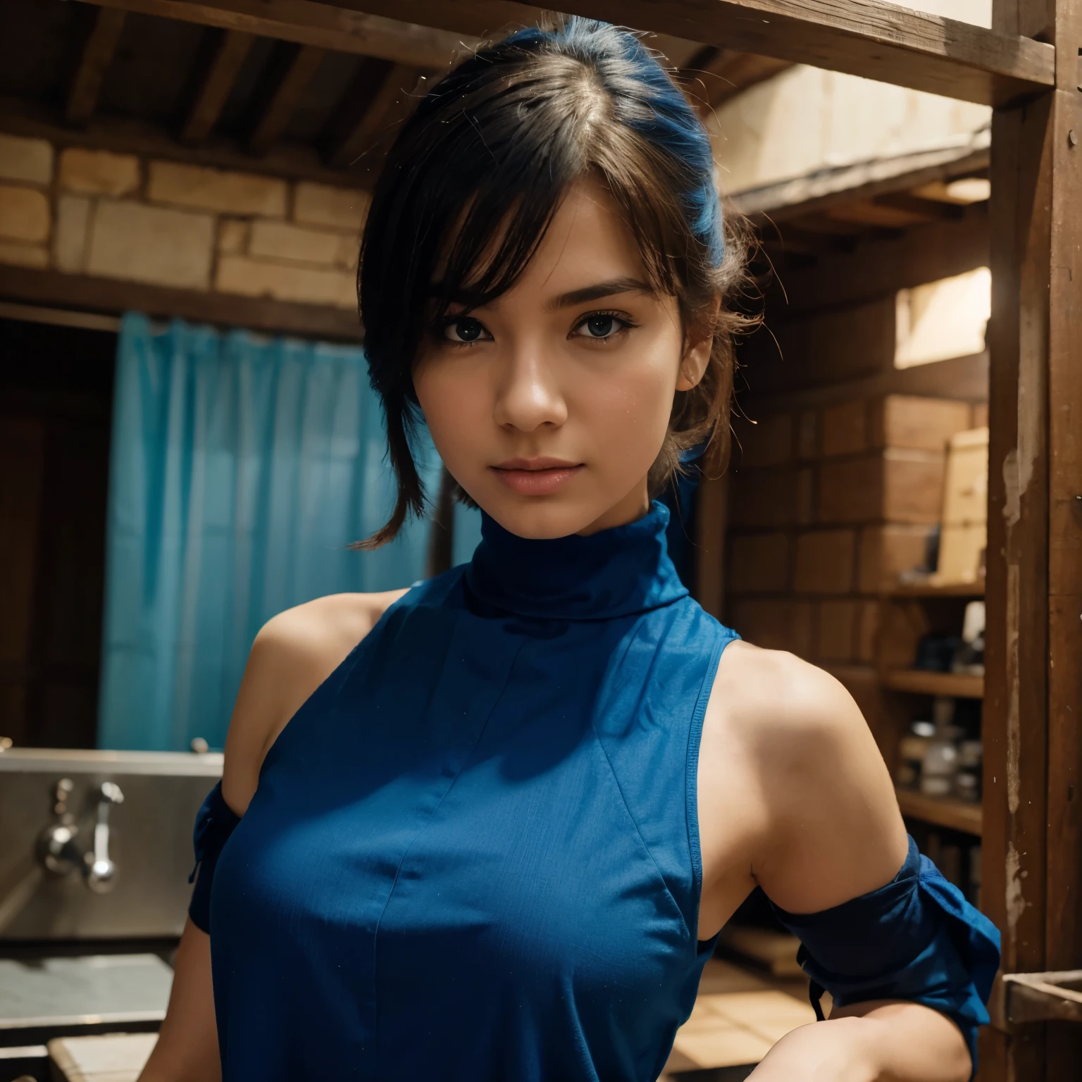 Make carten of banban inblue color